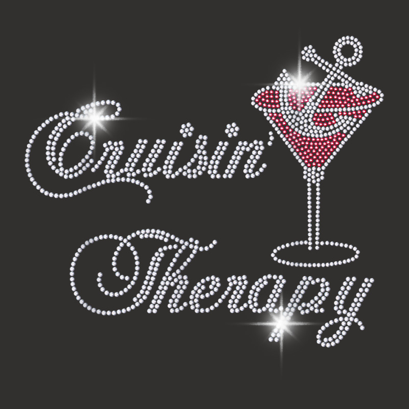 Cruisin' Therapy Bling Cruise Therapy Girls Trip Rhinestones T Shirt Champion Hoodie by vietnammmm | Artistshot