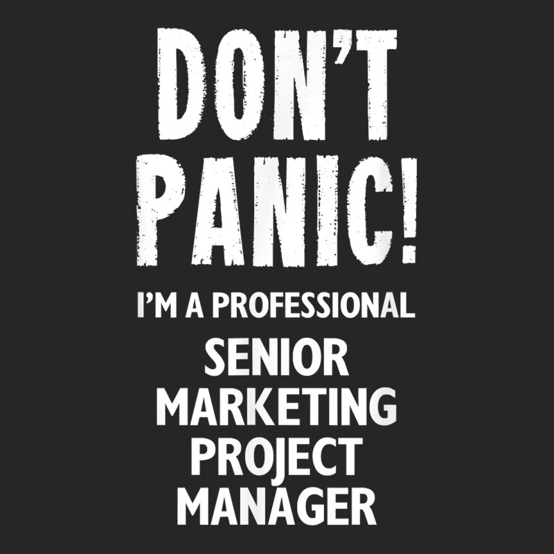 Senior Marketing Project Manager T Shirt Ladies Fitted T-Shirt by angellacz6cstu | Artistshot