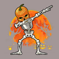 Pumpkin Skeleton Dabbing Funny Halloween Costume Vintage Hoodie | Artistshot