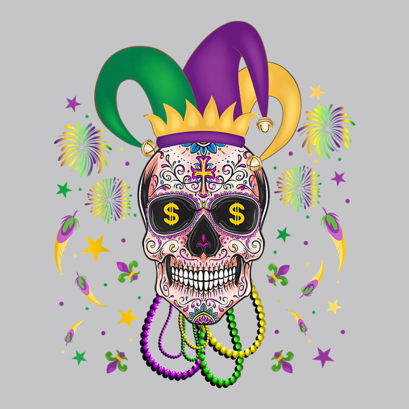 Sugar Skull Jester Hat Funny Mardi Gras Costume Outfit Party T Shirt Baby Bodysuit | Artistshot