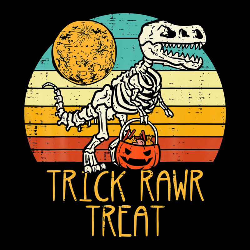 Trick Rawr Treat Skeleton Dino Trex Toddler Boys Halloween Maternity Scoop Neck T-shirt by gagajaexterq | Artistshot