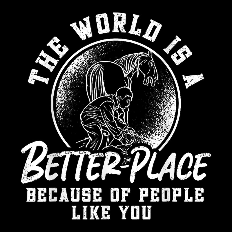 The World Is A Better Place Because Loves Ironworker Farrier T Shirt Baby Beanies by angellacz6cstu | Artistshot