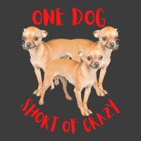 One Dog Short Of Crazy T  Shirtone Dog Short Of Crazy T  Shirt (6) Men's Polo Shirt | Artistshot