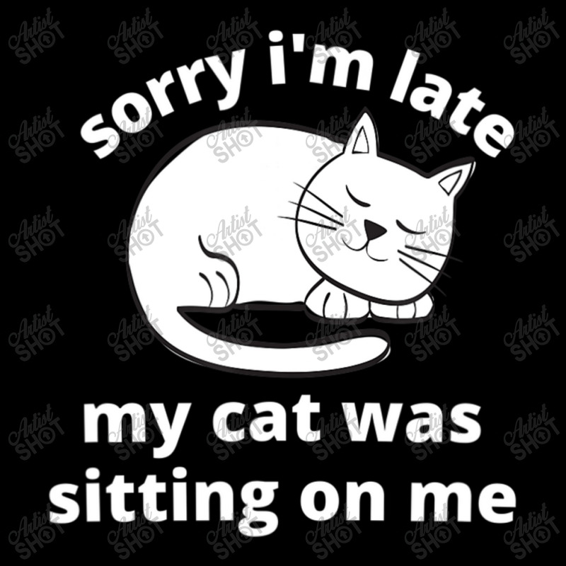 Sorry I'm Late My Cat Was Sitting On Me Cat Sleeping On Me Youth Jogger | Artistshot