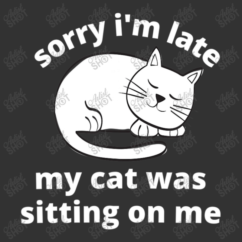 Sorry I'm Late My Cat Was Sitting On Me Cat Sleeping On Me Baby Bodysuit | Artistshot