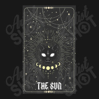 Tarot Card Crescent Sun And Cat Flannel Shirt | Artistshot