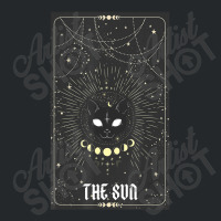 Tarot Card Crescent Sun And Cat Crewneck Sweatshirt | Artistshot