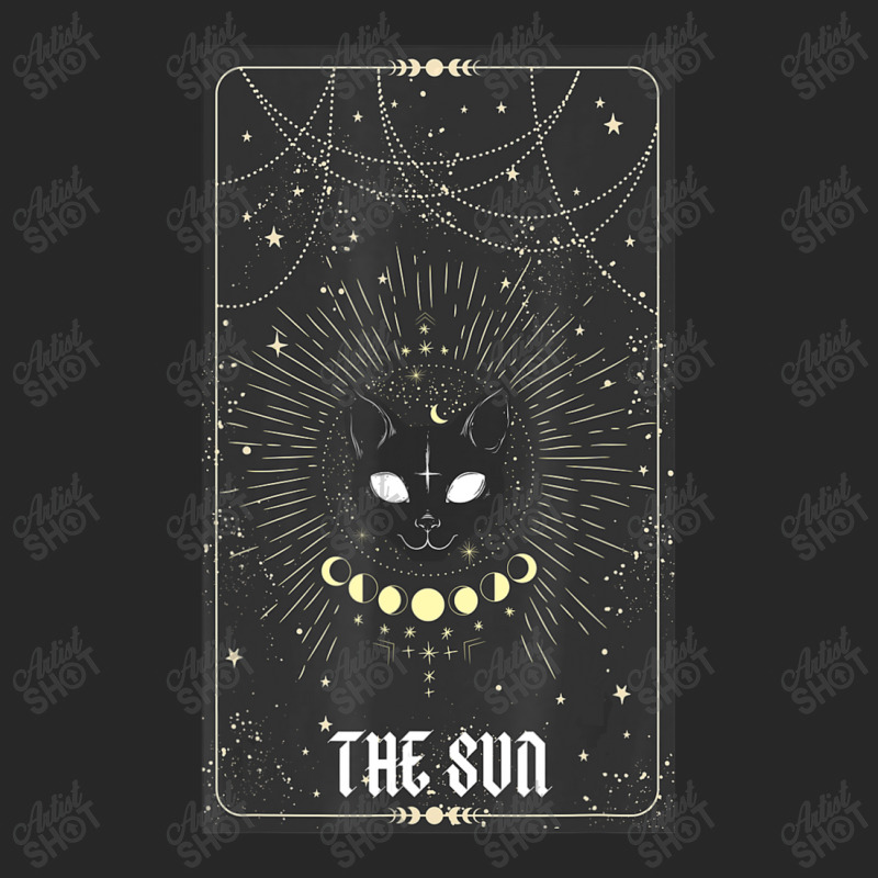 Tarot Card Crescent Sun And Cat Men's T-shirt Pajama Set | Artistshot