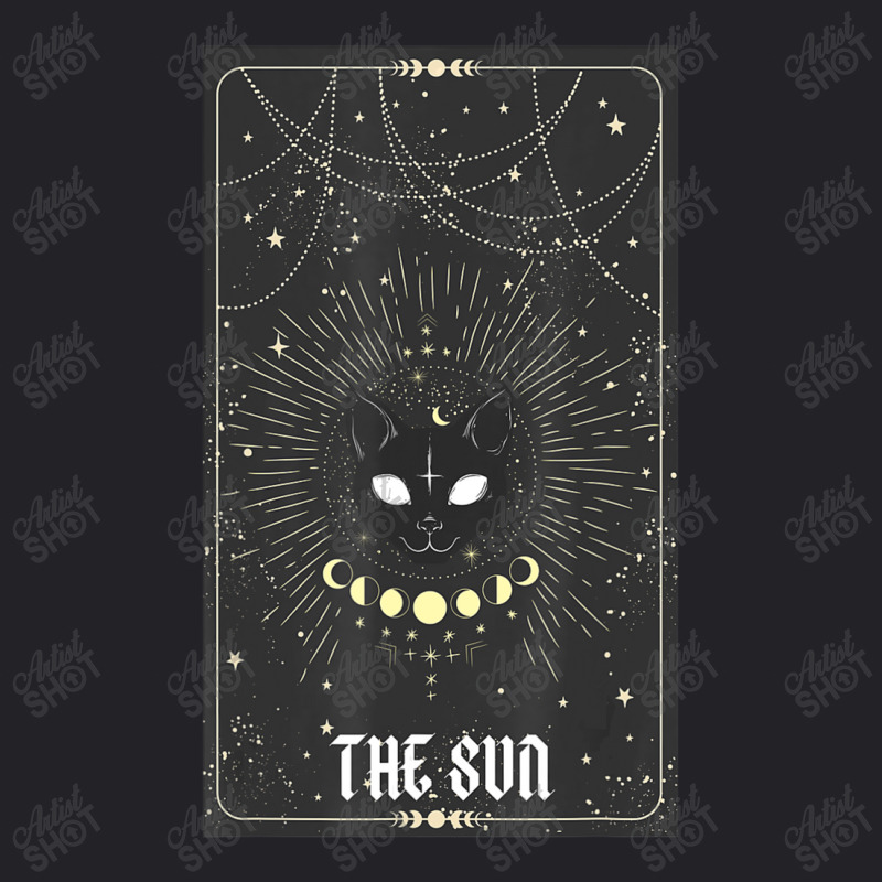 Tarot Card Crescent Sun And Cat Youth Tee | Artistshot