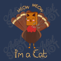 Thanksgiving Turkey Disguise Fake Cat Meow Women Men Ladies Denim Jacket | Artistshot