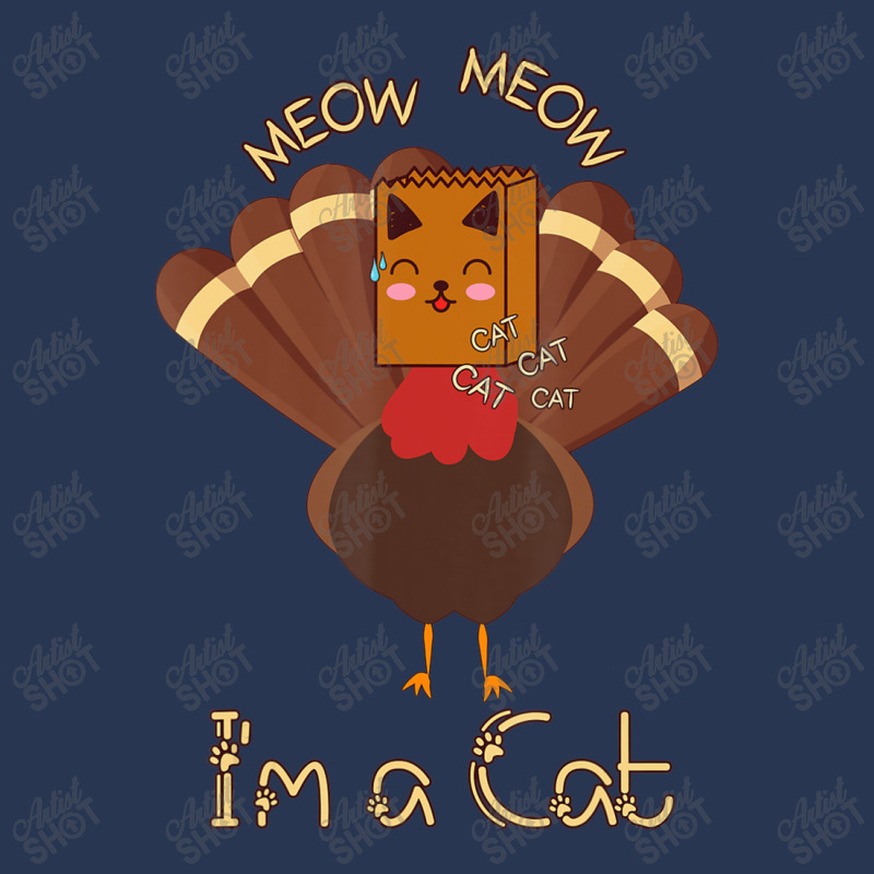 Thanksgiving Turkey Disguise Fake Cat Meow Women Men Ladies Denim Jacket by namnguyen | Artistshot