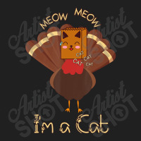 Thanksgiving Turkey Disguise Fake Cat Meow Women Men Ladies Polo Shirt | Artistshot