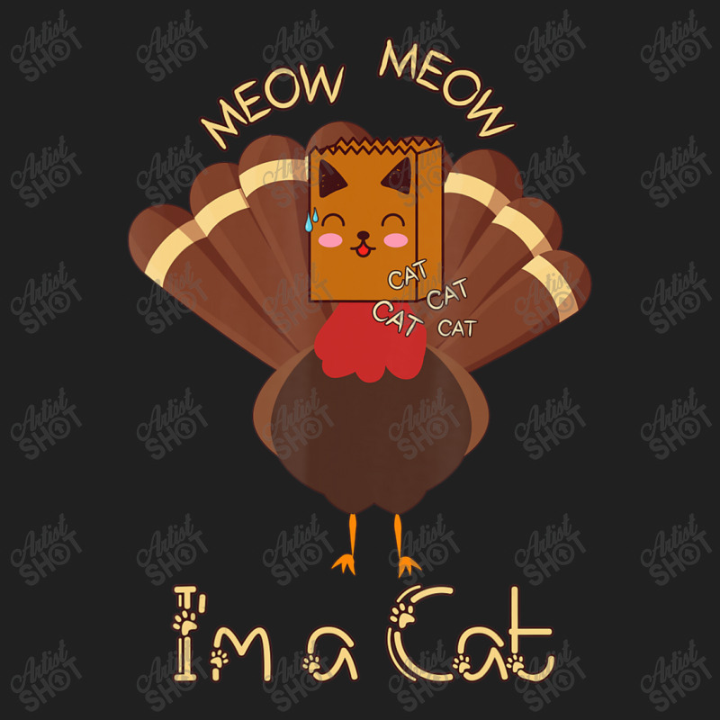 Thanksgiving Turkey Disguise Fake Cat Meow Women Men Ladies Polo Shirt by namnguyen | Artistshot