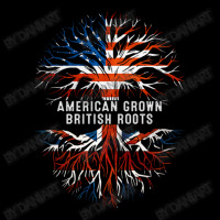 American Grown British Roots United Kingdoom Flag Usa Adjustable Cap | Artistshot