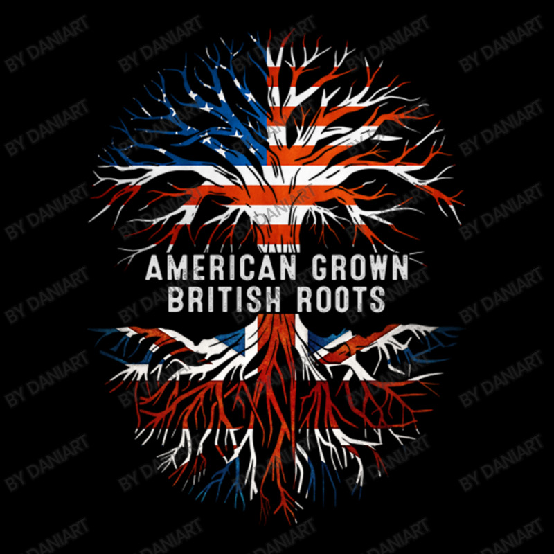 American Grown British Roots United Kingdoom Flag Usa Adjustable Cap by DaniArt | Artistshot