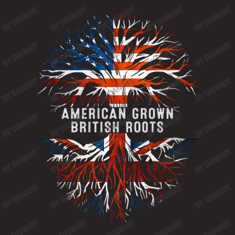 American Grown British Roots United Kingdoom Flag Usa Vintage Cap by DaniArt | Artistshot