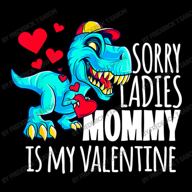 Boys Valentines Day Sorry Mommy Is My Valentine Men's Long Sleeve Pajama Set | Artistshot