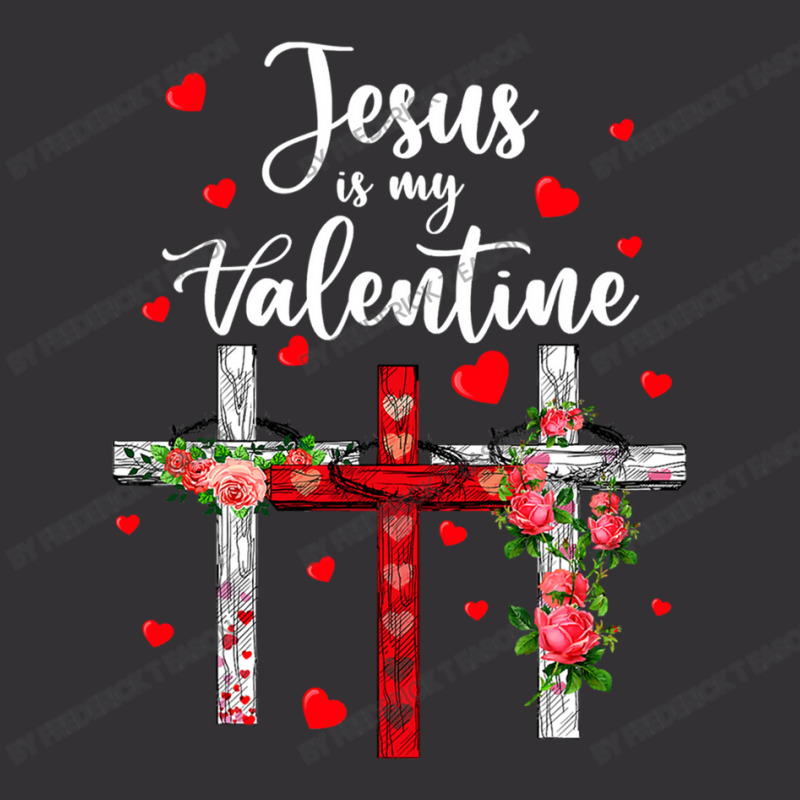 Christian Valentine Day 2022 Jesus Is My Valentine Vintage Hoodie And Short Set | Artistshot