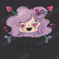 Fall In Love Valentines Day Vintage Hoodie | Artistshot