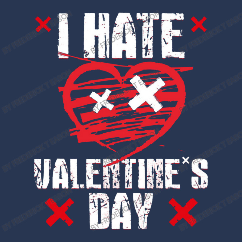 I Hate Valentines Day Anti Valentine's Day Men Denim Jacket | Artistshot