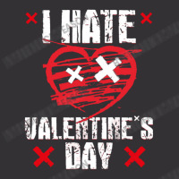 I Hate Valentines Day Anti Valentine's Day Vintage Hoodie | Artistshot