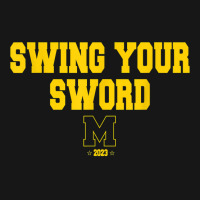 Swing Your Sword Michigan Fans T Shirt Medium-length Apron | Artistshot