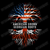 American Grown Georgian Roots Tree Georgia Flag Usa Baby Tee | Artistshot