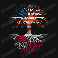 American Grown Greenlandic Roots Tree Greenland Flag Usa Flag Graphic T-shirt | Artistshot