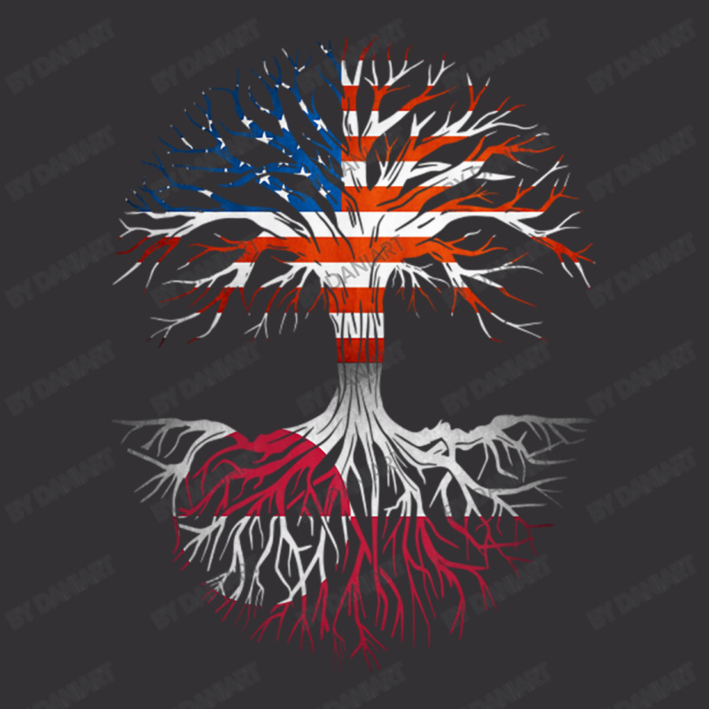 American Grown Greenlandic Roots Tree Greenland Flag Usa Flag Vintage Short | Artistshot