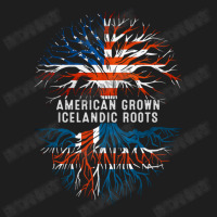 American Grown Icelandic Roots Iceland Flag Usa Classic T-shirt | Artistshot