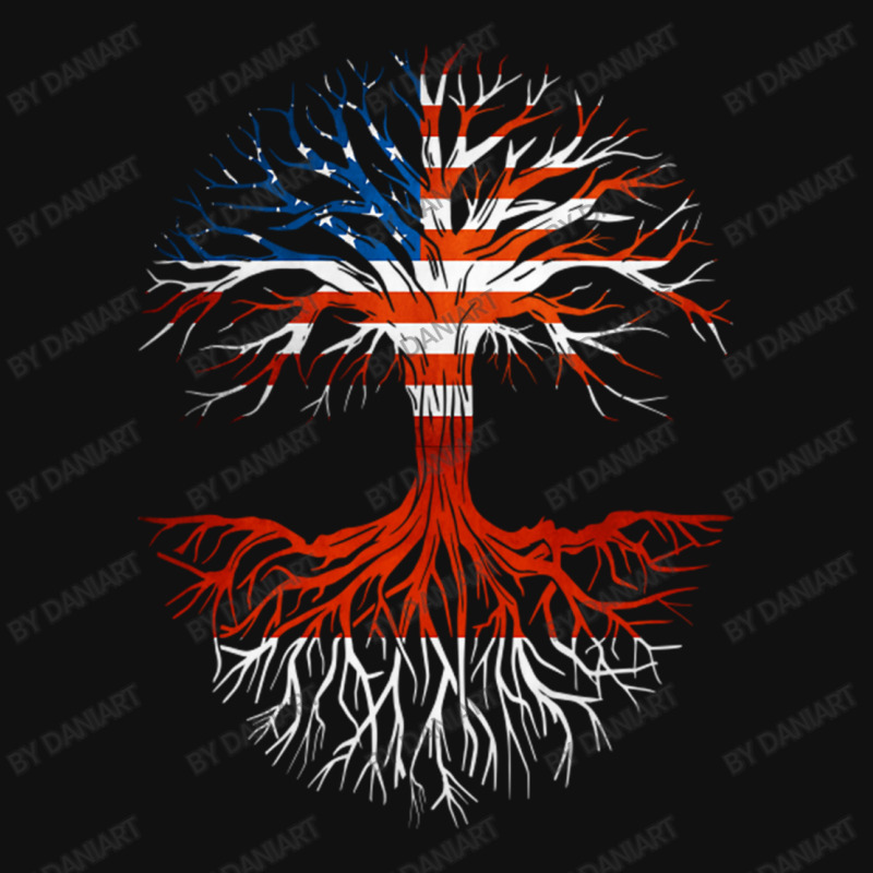 American Grown Indonesian Roots Tree Indonesia Flag Usa Flag Graphic T-shirt | Artistshot