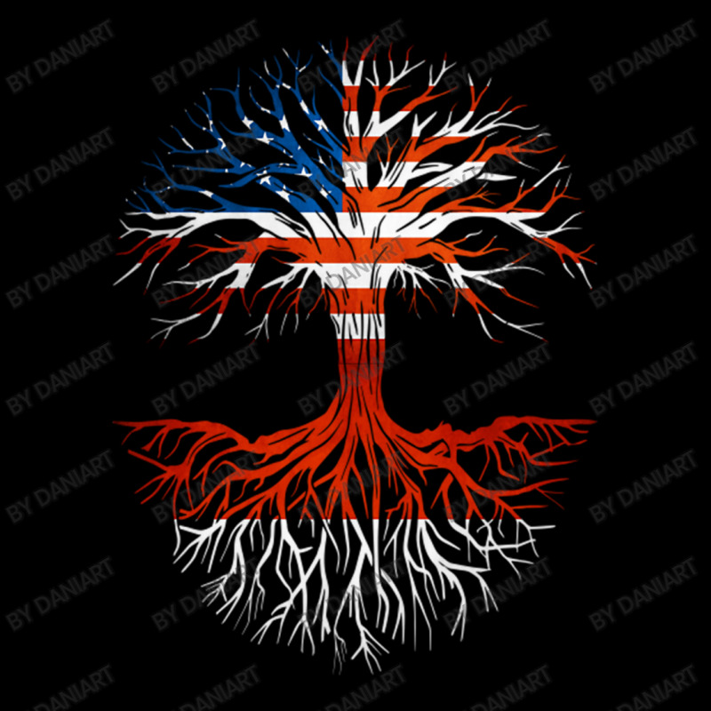 American Grown Indonesian Roots Tree Indonesia Flag Usa Flag Pocket T-shirt | Artistshot