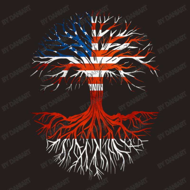 American Grown Indonesian Roots Tree Indonesia Flag Usa Flag Tank Top | Artistshot