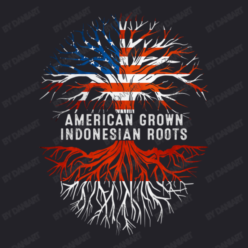 American Grown Indonesian Roots Tree Indonesia Flag Usa Unisex Sherpa-lined Denim Jacket | Artistshot