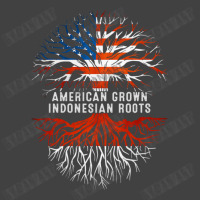 American Grown Indonesian Roots Tree Indonesia Flag Usa Vintage T-shirt | Artistshot