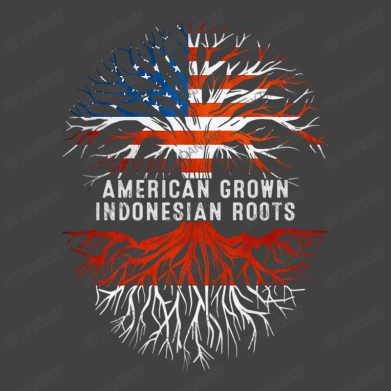 American Grown Indonesian Roots Tree Indonesia Flag Usa Vintage T-shirt | Artistshot