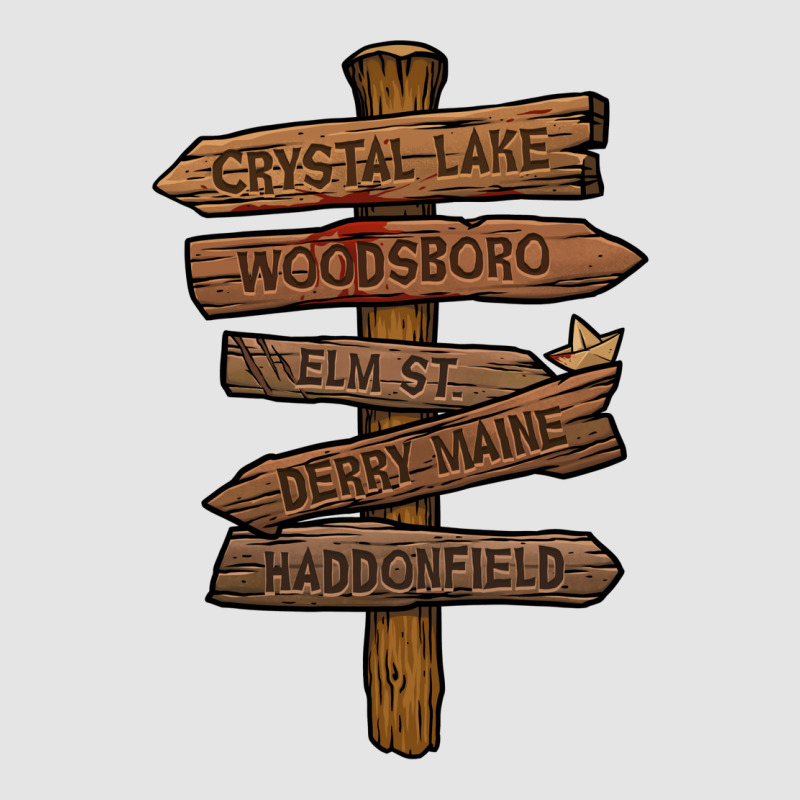 Horror Movie Locations Signs Exclusive T-shirt by madireciskeg | Artistshot