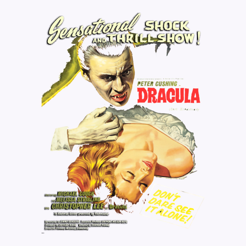 Dracula   Original Hammer Poster Artwork Tank Top by coguaergina9 | Artistshot