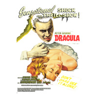 Dracula   Original Hammer Poster Artwork V-neck Tee | Artistshot