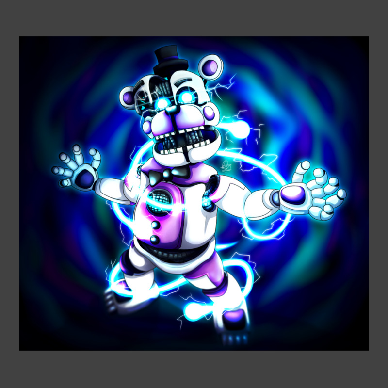 Electrical Funtime Freddy (w Background) Vintage T-Shirt by coguaergina9 | Artistshot