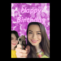 Miranda Cosgrove Wishes Happy Birthday V-neck Tee | Artistshot