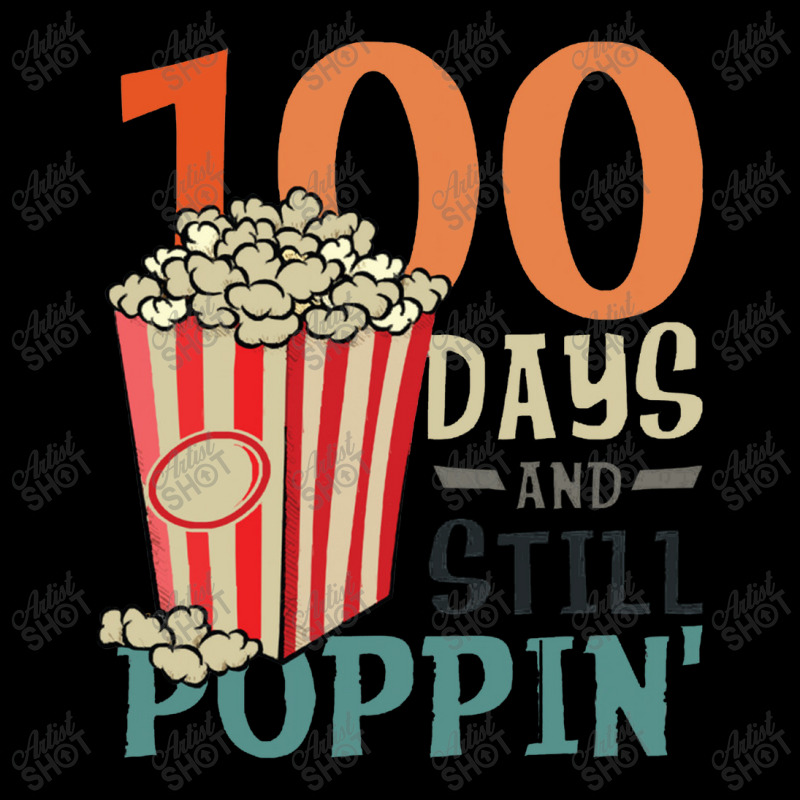 Pop Corn Lover ,100 Days And Still Poppin Lightweight Hoodie | Artistshot