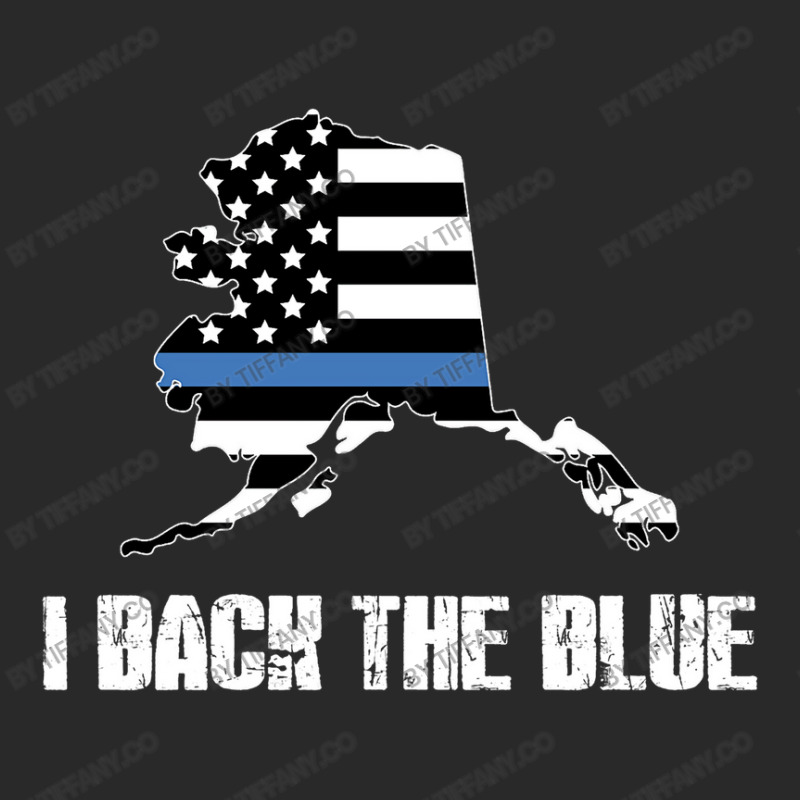 Alaska Police Appreciation Thin Blue Line I Back The Blue Printed hat by tiffany.co | Artistshot