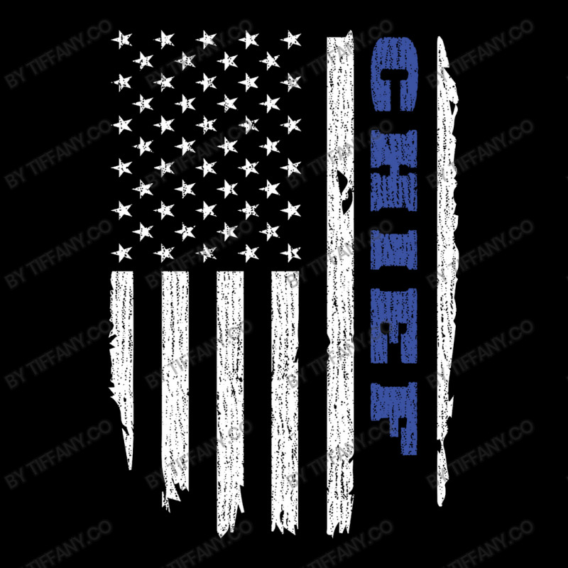 Police Chief Thin Blue Line American Flag Usa Toddler Sweatshirt by tiffany.co | Artistshot