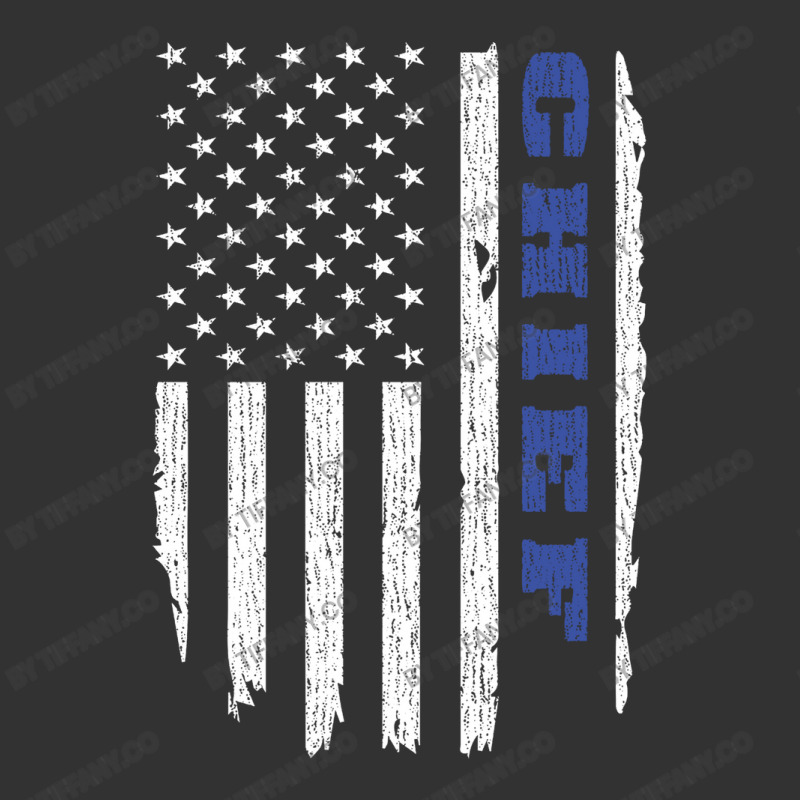 Police Chief Thin Blue Line American Flag Usa Baby Bodysuit by tiffany.co | Artistshot