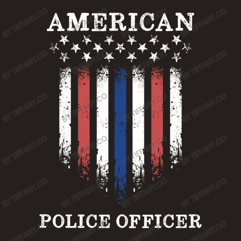 Police Officer Law Enforcement Thin Blue Line Tank Top by tiffany.co | Artistshot