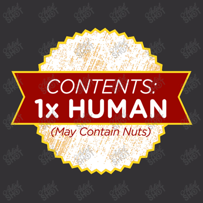 Contents 1 Human, May Contain Nuts Vintage Hoodie And Short Set | Artistshot