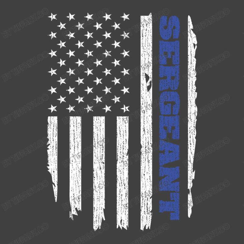 Police Sergeant Thin Blue Line American Flag Usa Vintage T-Shirt by tiffany.co | Artistshot