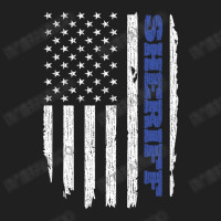 Police Sheriff Thin Blue Line American Flag Usa Ladies Polo Shirt | Artistshot