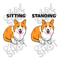 Corgi Sitting And Standing Crop Top | Artistshot